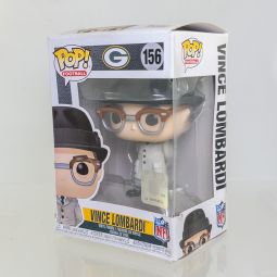 Funko POP! NFL Legends S3 Vinyl Figure - VINCE LOMBARDI (Green Bay Packers Coach) #156 *NON-MINT*