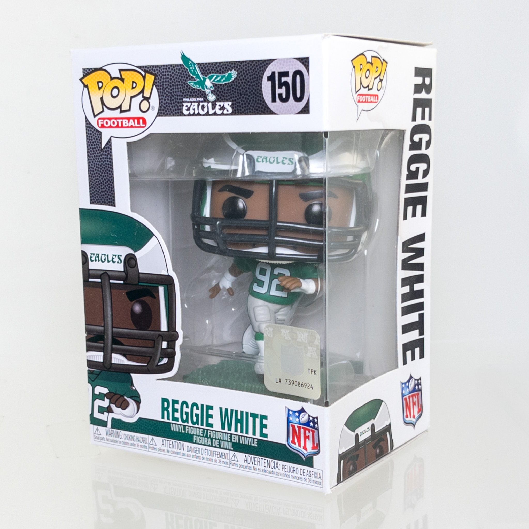 Funko POP! NFL Legends S3 Vinyl Figure - REGGIE WHITE (Philadelphia Eagles) #150 *NON-MINT*