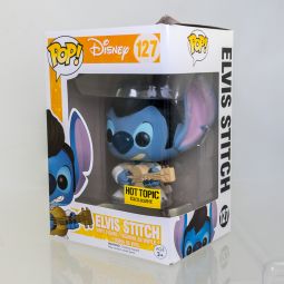 Funko POP! Disney - Lilo & Stitch Vinyl Figure - ELVIS STITCH #127 *Exclusive* *NON-MINT*