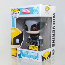 Funko POP! Heroes Vinyl Bobble-Head - Marvel - WOLVERINE (Gray) #05 *Exclusive* *NON-MINT*
