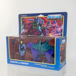 Super7 - Masters of the Universe ReAction Figures - SKELETOR and PANTHOR *NON-MINT*