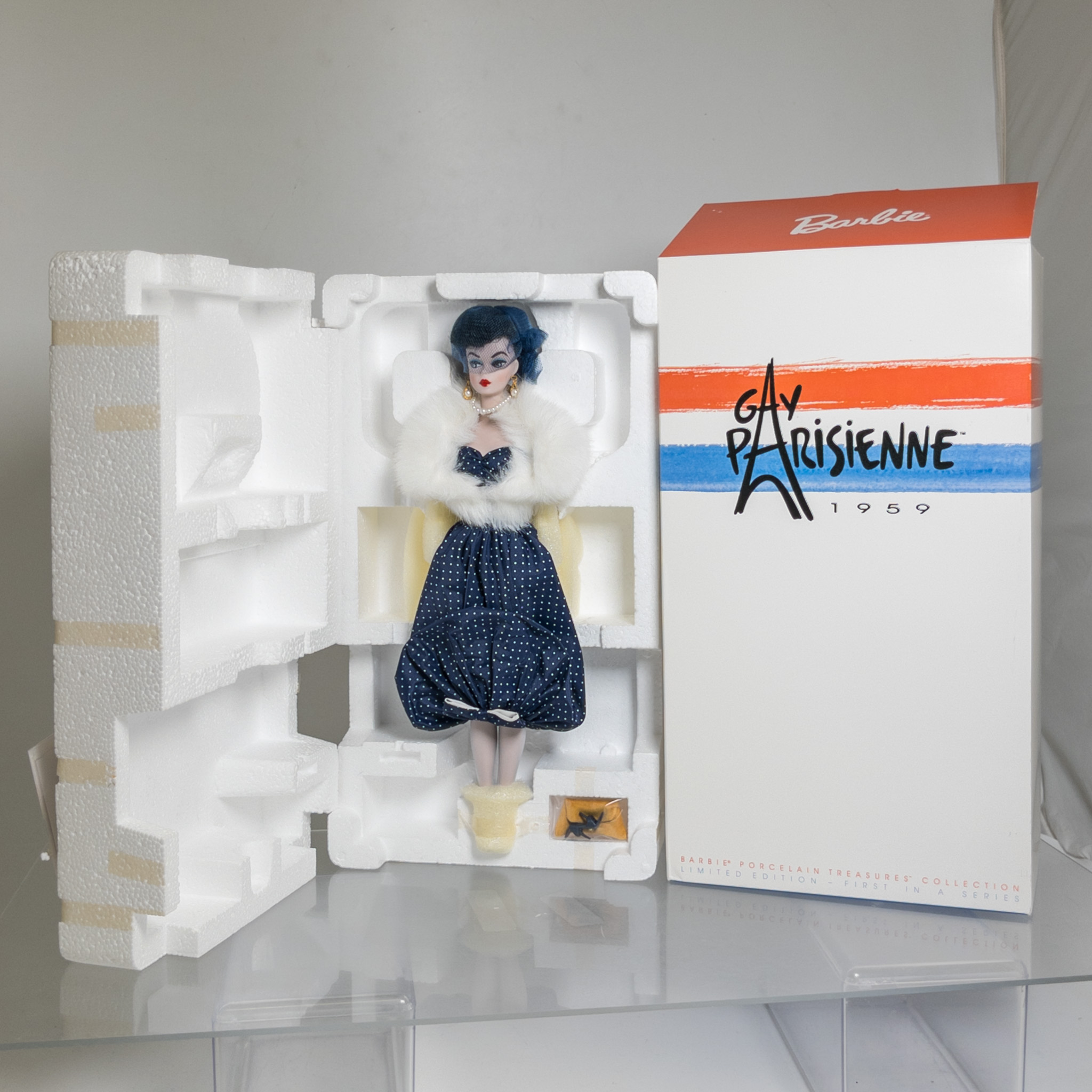 MATTEL BARBIE NR. 9973 Gay Parisienne Porcelan Reissue Porzellan Modell Von 1959 EUR 204,75 - DE