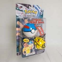Jakks Pacific - Pokemon Diamond & Pearl - Throw Poke Ball PIKACHU *NON-MINT*