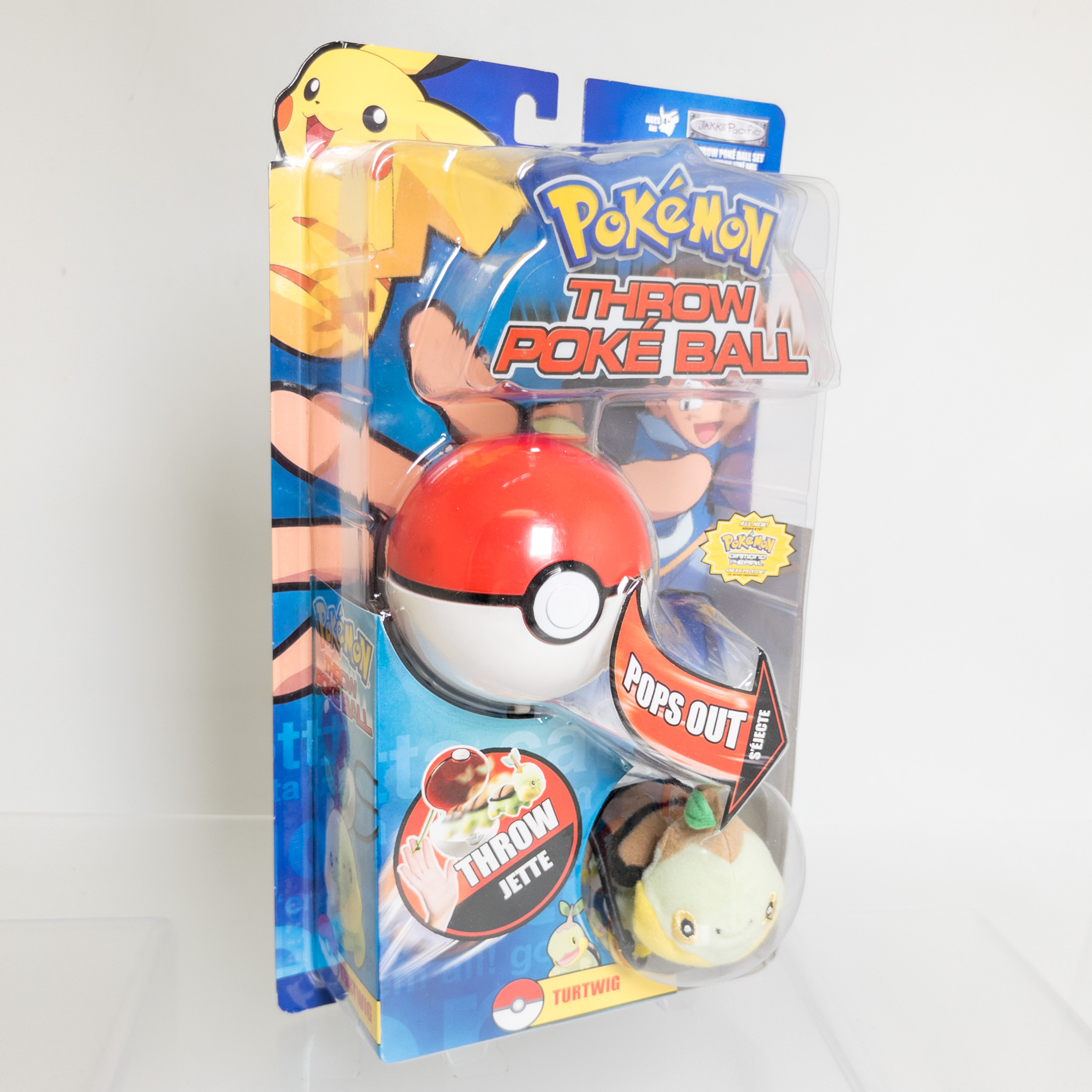 Jakks Pacific - Pokemon Series 2 - Throw Poke Ball TURTWIG *NON-MINT*