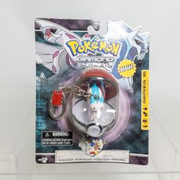 Basic Fun - 2007 Pokemon Diamond & Pearl Pokeball Keychain Series 16 -  PACHIRISU *NON-MINT*
