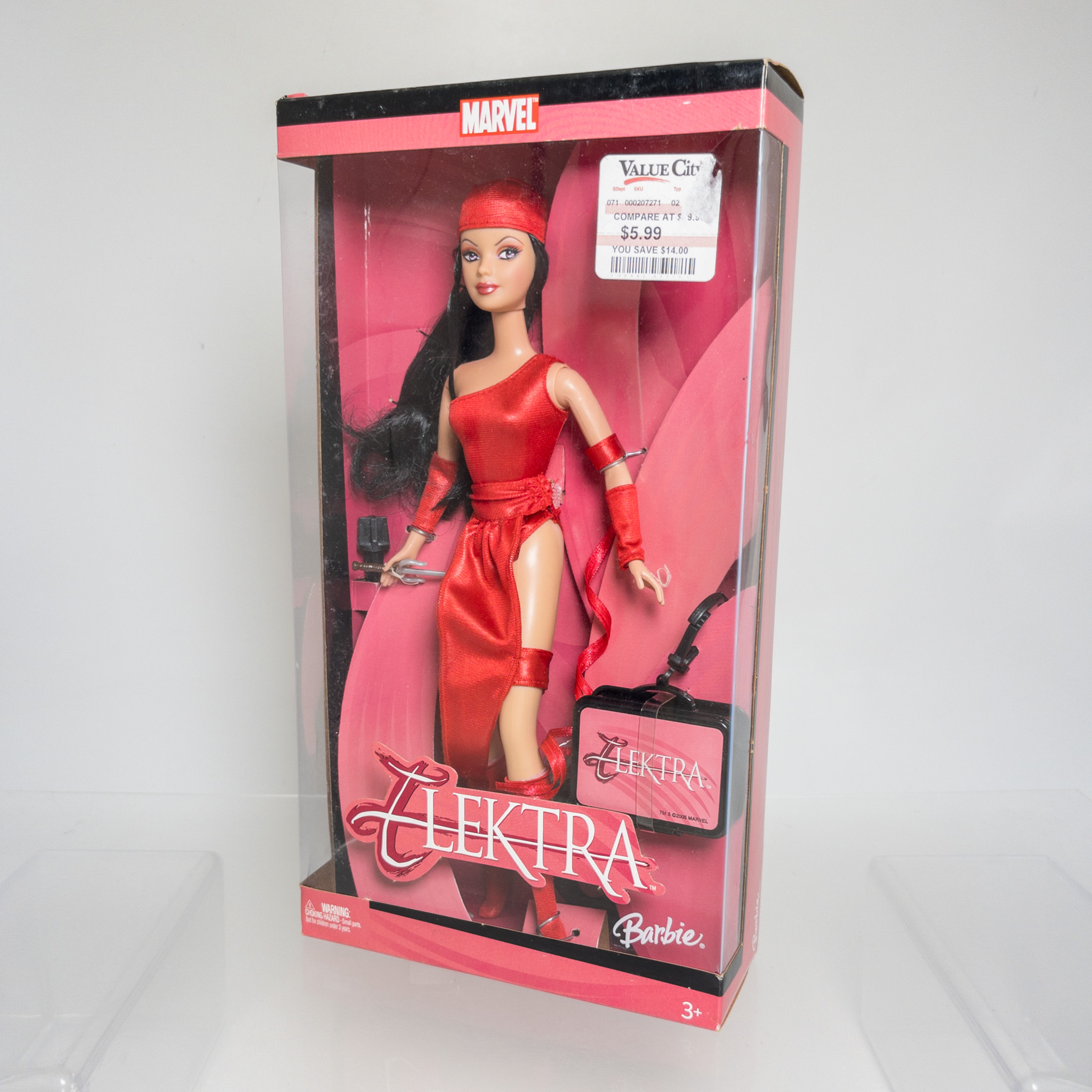 Mattel - Barbie Doll - 2005 Marvel Elektra *NON-MINT*