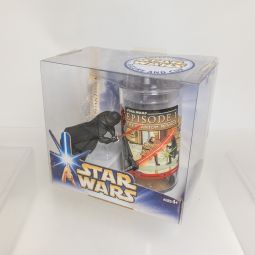 Star Wars - Ep. 1 The Phantom Menace Action Figure & Cup Set - DARTH MAUL *NON-MINT*