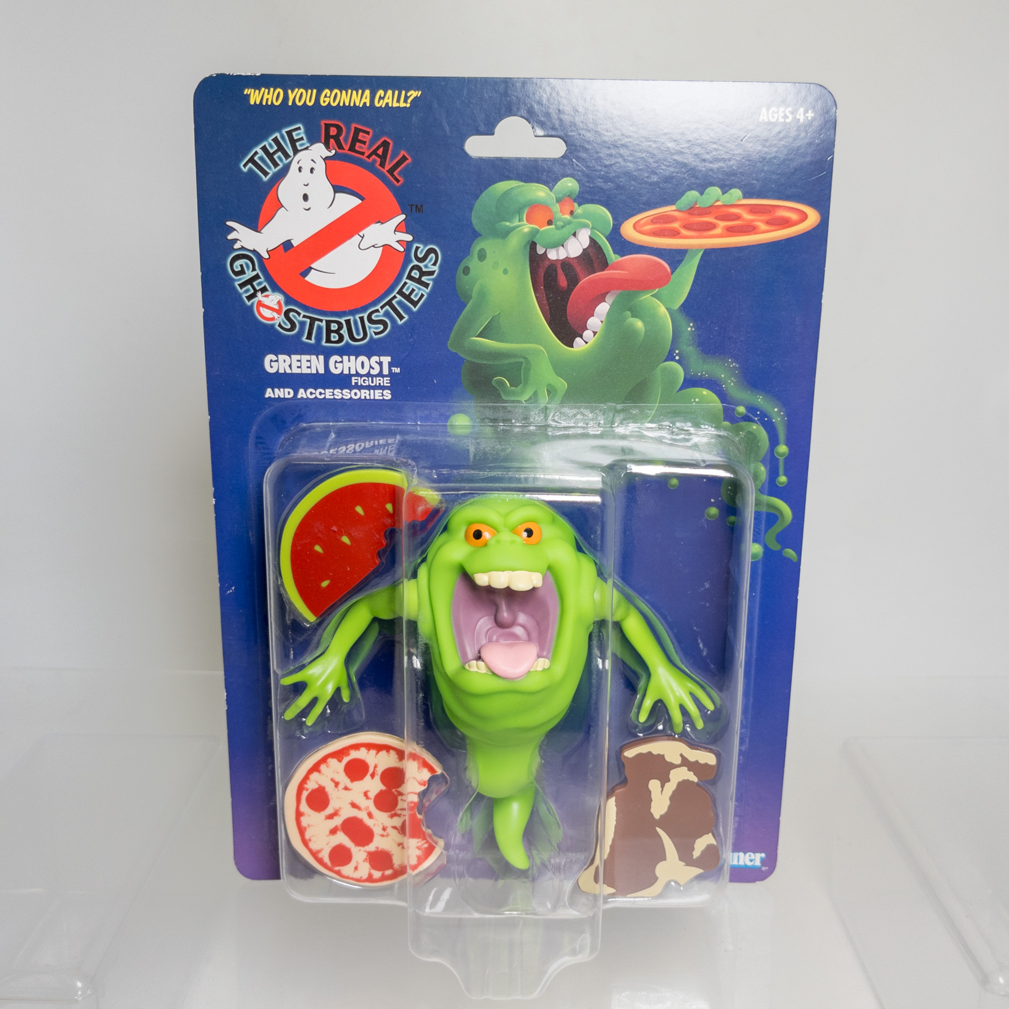 Kenner - The Real Ghostbusters Action Figure - GREEN GHOST with Accessories *NON-MINT*