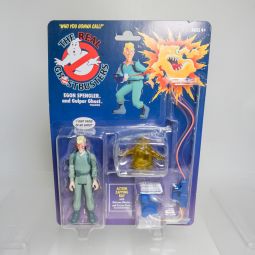 Kenner - The Real Ghostbusters Action Figure - EGON SPENGLER & Gulper Ghost *NON-MINT*