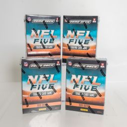 Panini - Lot of 4 2019 Edition NFL Five Trading Card Game Demo Decks *SEALED*
