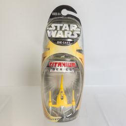 Star Wars Micro Machines Titanium Series Die-Cast Vehicle - NABOO FIGHTER *NON-MINT*