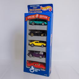 Mattel - Hot Wheels - General Mills 1997 Designer Collection 5-Pack *NON-MINT*