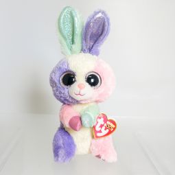 TY Beanie Boos - BLOOM the Bunny (Glitter Eyes) (Regular Size - 6 inch) *NON-MINT*