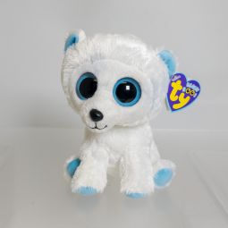 TY Beanie Boos - TUNDRA the Polar Bear (Solid Eye Color) (Regular Size - 6 inch) *NON-MINT*