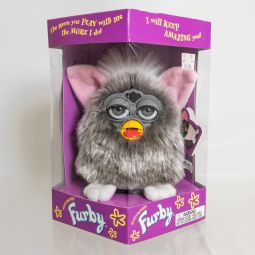 Tiger Electronics - Dark Gray (Gray Eyes) FURBY *NON-MINT BOX*