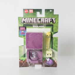 Mattel Minecraft Action Figure - SHULKER [Includes Shell & Chorus Fruit] JCN34 *NON-MINT*
