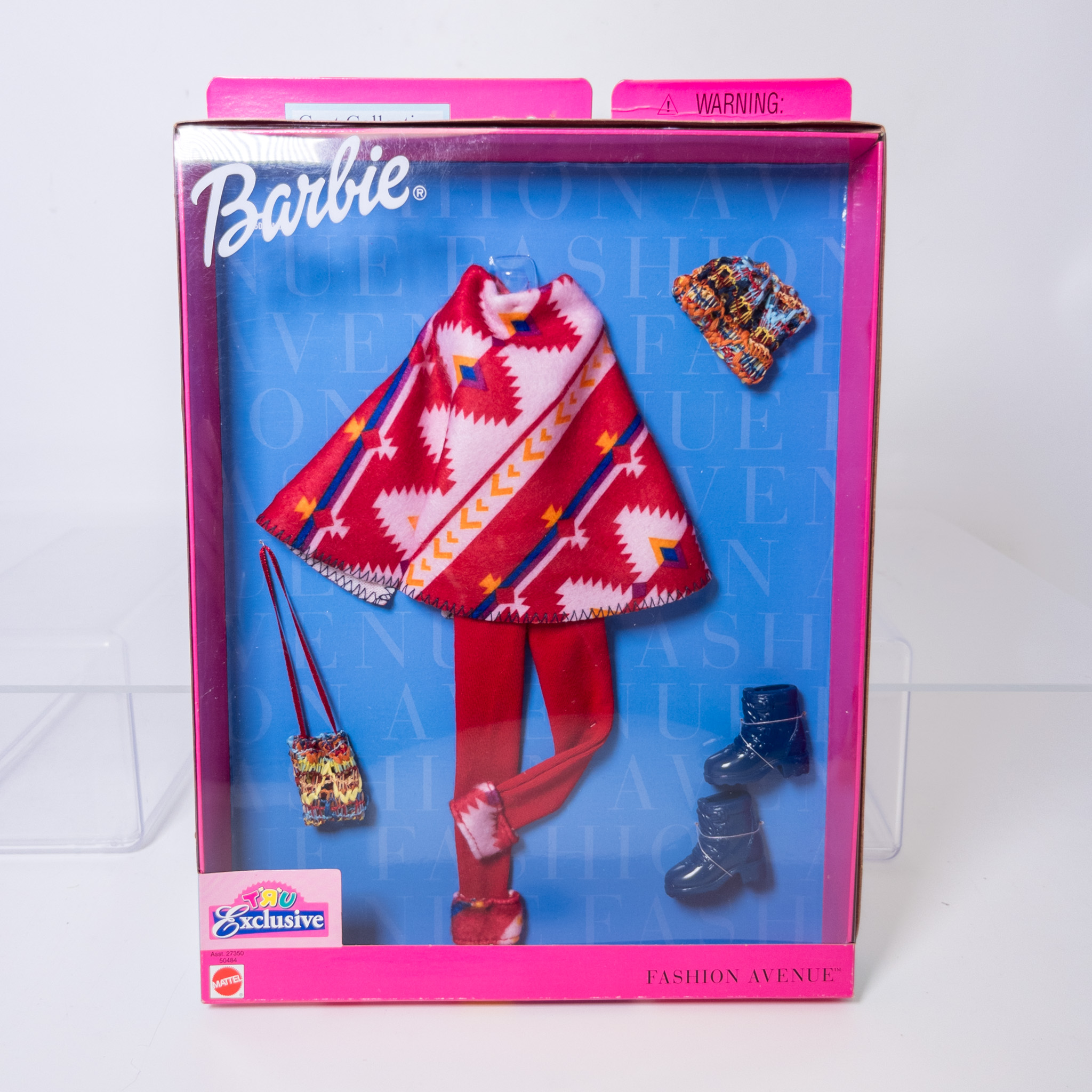 Mattel - Barbie - Fashion Avenue - Coat Collection RED PONCHO *NON-MINT*