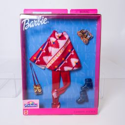 Mattel - Barbie - Fashion Avenue - Coat Collection RED PONCHO *NON-MINT*