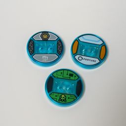 Lego - Lot of 3 Dimensions Bases - Chell/Zane/Midway Arcade Gamer Kid *NO MINIFIGS*