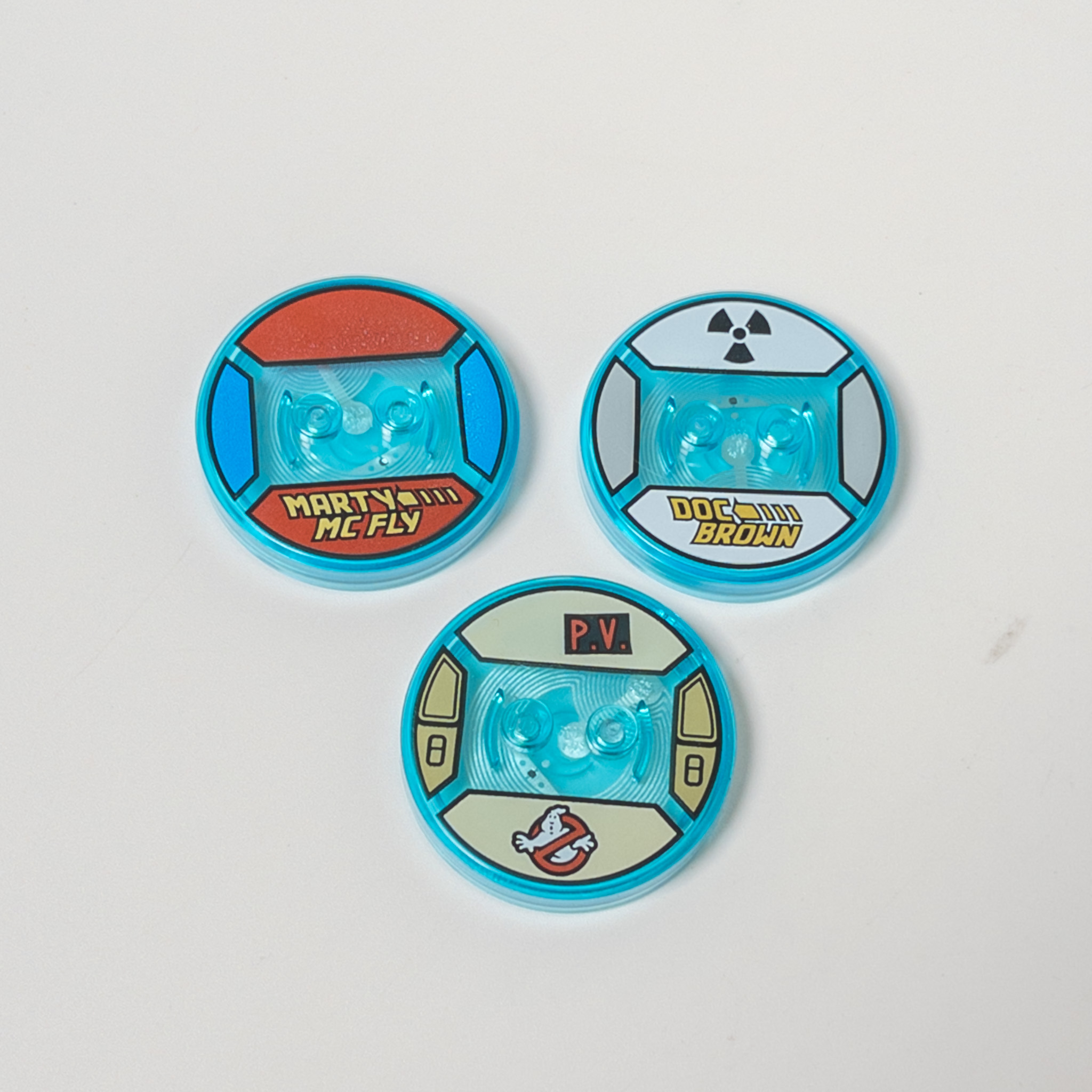 Lego - Lot of 3 Dimensions Bases - Doc Brown/Marty McFly/Peter Venkman *NO MINIFIGS*