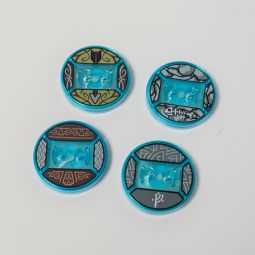 Lego - Lot of 4 Dimensions Bases - Lord of The Rings - Gandalf/Gimli/Gollum/Legolas *NO MINIFIGS*