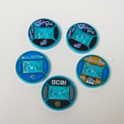 Lego - Lot of 5 Dimensions Bases - The Lego Movie - Wyldstyle x2/Emmet/Bad Cop/Benny *NO MINIFIGS*