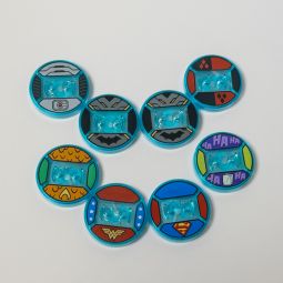 Lego - Lot of 8 Dimensions Bases - DC - Batman x2/Wonder Woman/Superman/Aquaman +3 *NO MINIFIGS*