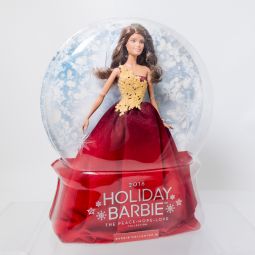 Mattel - Barbie Doll - 2016 Holiday Brunette *NON-MINT*