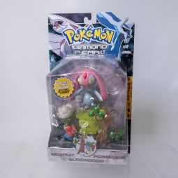Jakks Pacific - Pokemon Diamond & Pearl Series 5 Figures - MESPRIT, ROSERADE, & SUDOWOODO *NON-MINT*