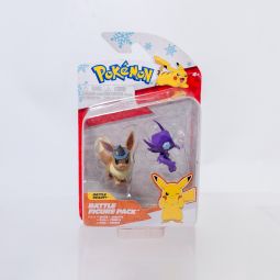 Jazwares - Pokemon Battle Figure Pack - EEVEE & SABLEYE *NON-MINT*