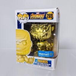 Funko POP! Marvel - Avengers Infinity War Vinyl Bobble - THANOS (Yellow Chrome) #289 *Excl* *NM*