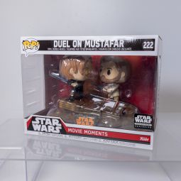 Funko POP! Movie Moments - Star Wars Vinyl Bobble Figure Set - DUEL ON MUSTAFAR #222 *Excl* *NM*