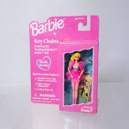 Basic Fun - Mattel Barbie - 1996 Twirling Ballerina Key Chain *NON-MINT*