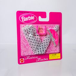 Mattel - 1998 Barbie Fashion Touches - POLKA DOT STOCKINGS w/Pink Hat & Sunglasses *NON-MINT*