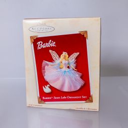 Hallmark - 2003 Keepsake Ornament - BARBIE SWANT LAKE SET *NON-MINT*