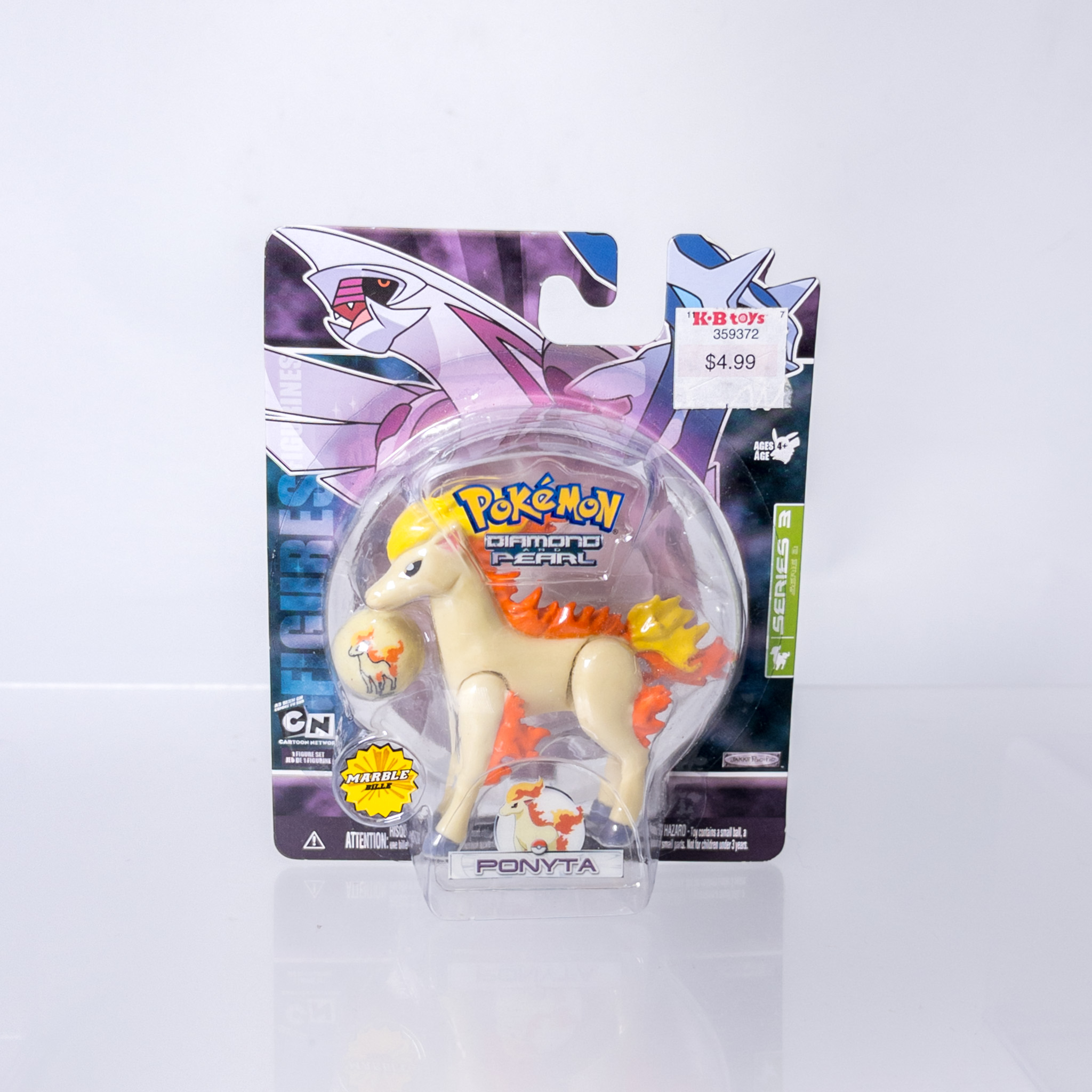 Jakks Pacific - Pokemon Diamond & Pearl Series 3 Figure - PONYTA *NON-MINT*