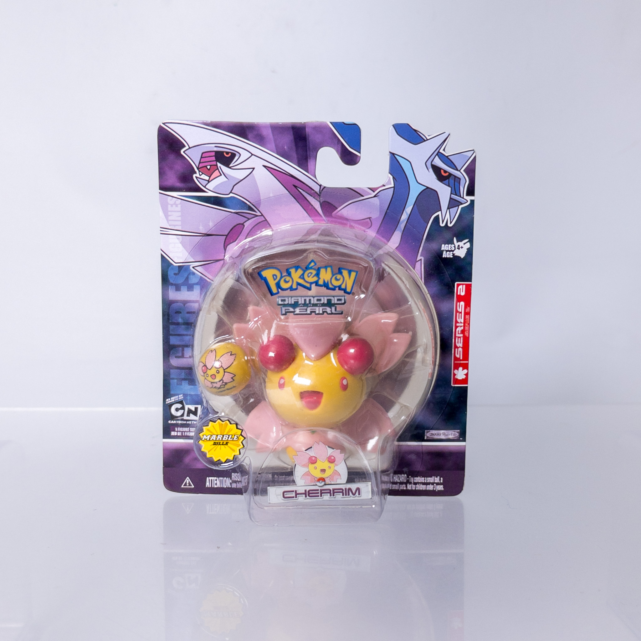 Jakks Pacific - Pokemon Diamond & Pearl Series 2 Figure - CHERRIM *NON-MINT*