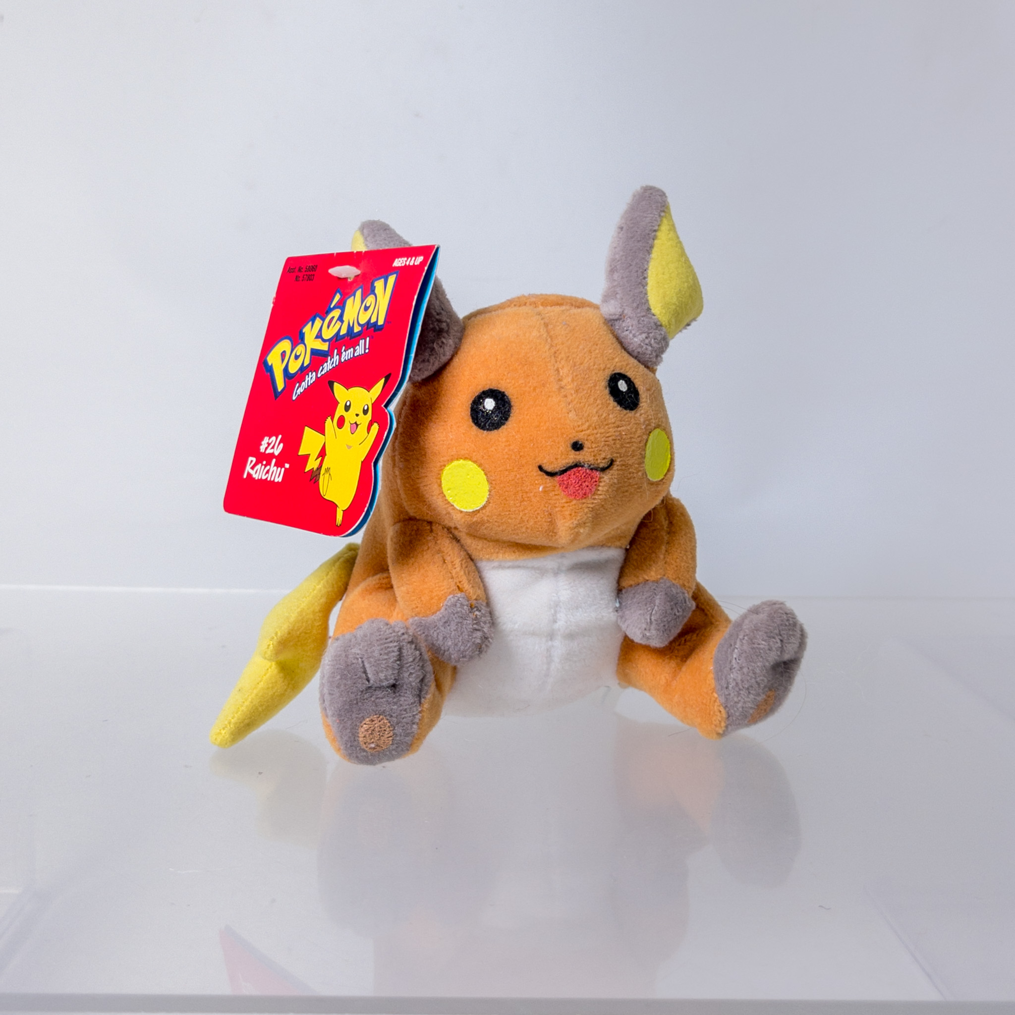 Hasbro - Pokemon Plush - #26 RAICHU *NON-MINT*