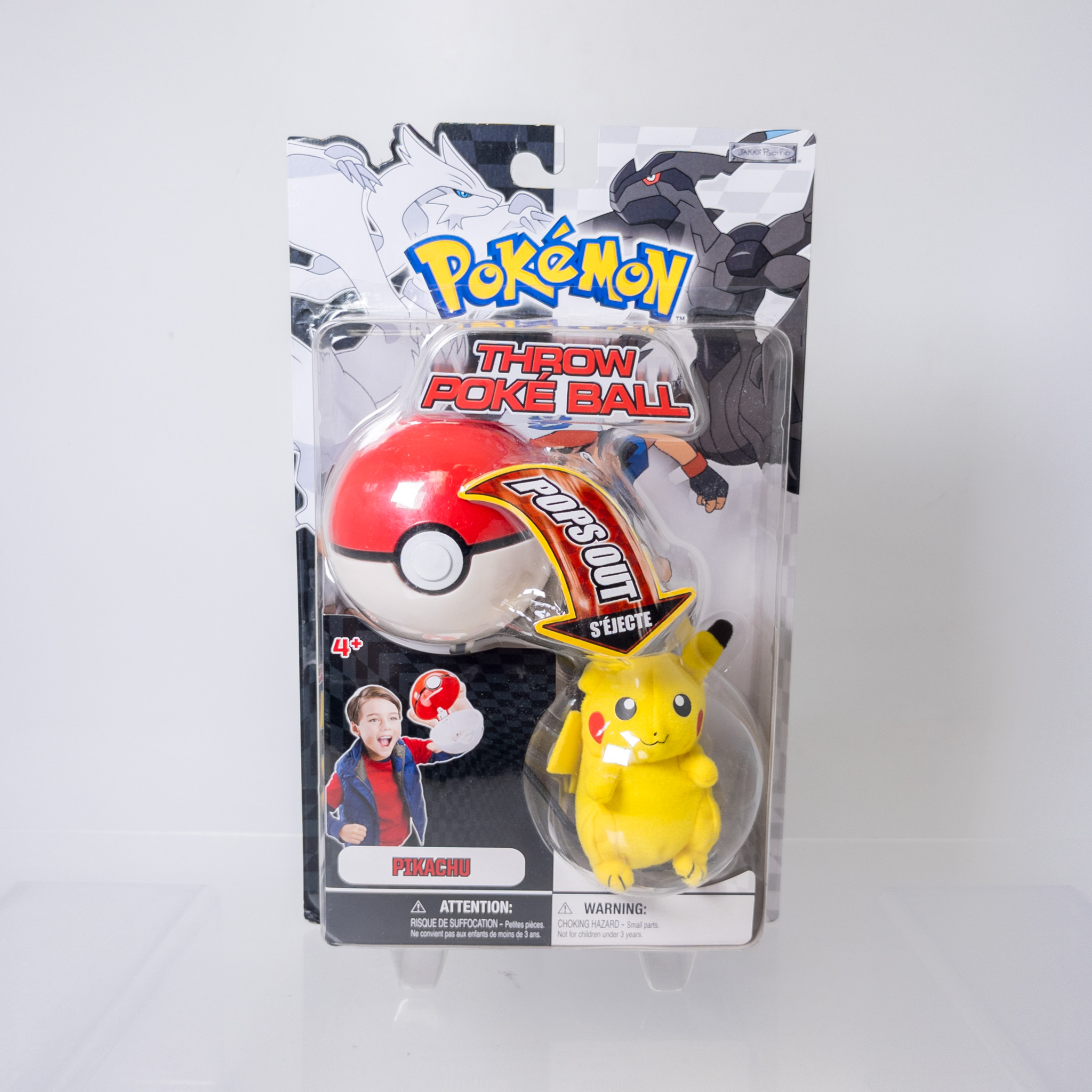 Jakks Pacific - Pokemon Black & White - Throw Poke Ball PIKACHU *NON-MINT*