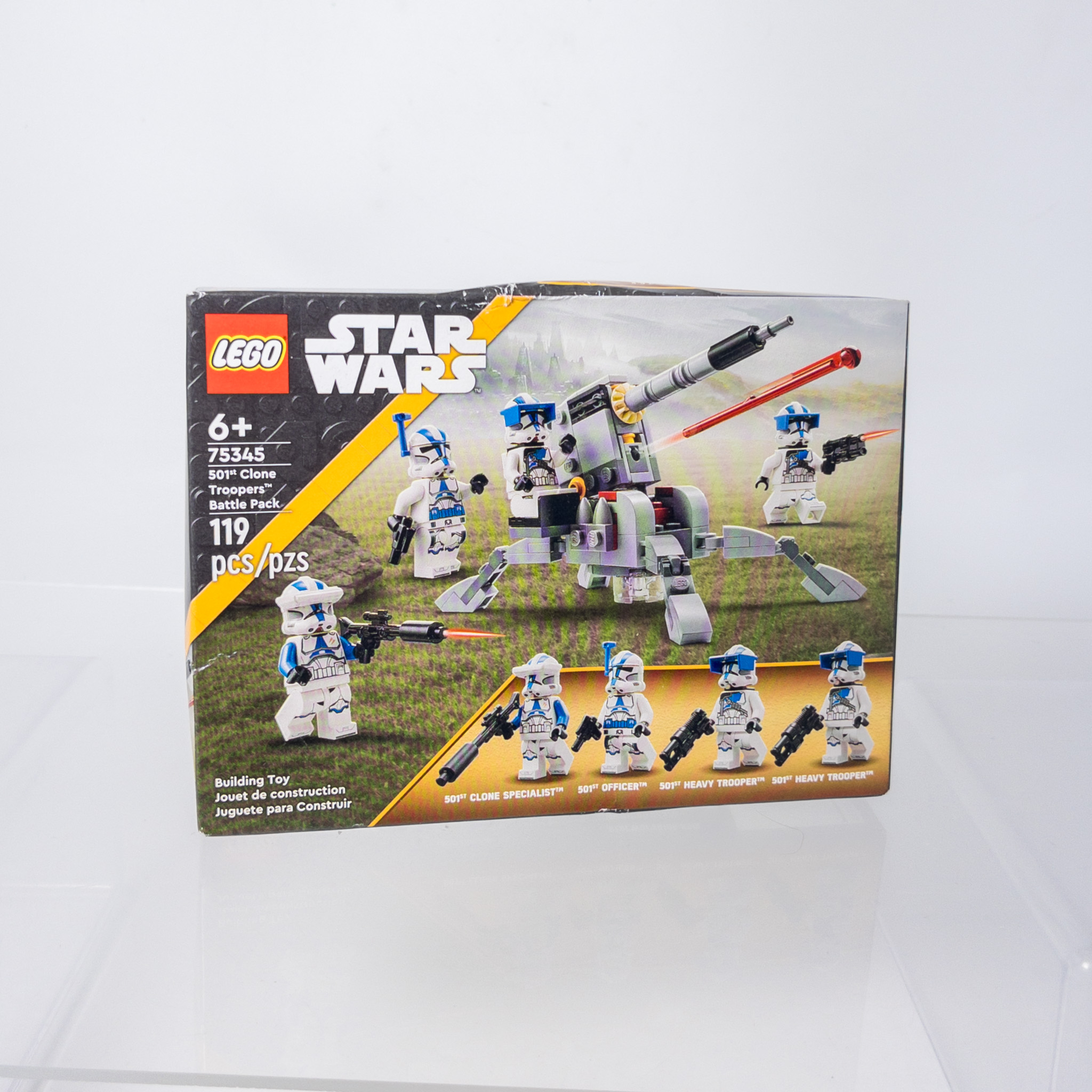 Lego Star Wars - 501st CLONE TROOPERS BATTLE PACK (#75345) (119 pieces) (Unopened - NON-MINT BOX)