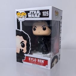 Funko POP! Star Wars The Force Awakens - Vinyl Bobble - KYLO REN (Fighting) #105 *NON-MINT*