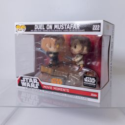 Funko POP! Star Wars Movie Moment Vinyl Bobbles - DUEL ON MUSTAFAR #222 *Exclusive* *NON-MINT*