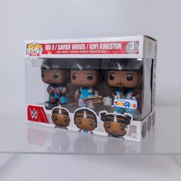 Funko POP! WWE Vinyl Figure 3-Pack - BIG E, XAVIER WOODS & KOFI KINGSTON [New Day] *Excl* *NON-MINT*