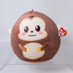 TY Squish-A-Boos Plush - MATTEO the Monkey (Small Size - 8 inch) *SAMPLE TAGS*