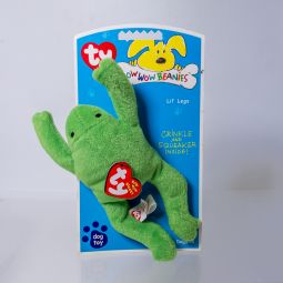 TY Bow Wow Beanies - LEGS the Frog (9.5 inch) *NON-MINT*