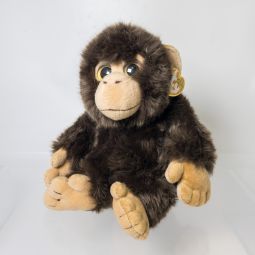 TY Classic Plush - Wild Wild Best - BROWNIE the Monkey (11 inch) *NON-MINT*