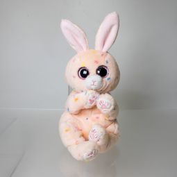 TY Beanie Baby (Beanie Bellies) - PEACHES the Easter Bunny Rabbit (6 inch) *NO TAG*