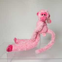 TY Pinkys - SQUEEZE ME the Pink Monkey (17 inch) *NON-MINT*