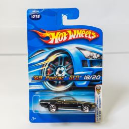 Mattel - Hot Wheels - 2005 First Editions 18/20 - 69' Pontiac GTO Black #018 *NON-MINT*