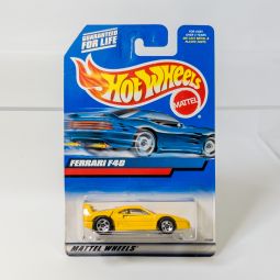 Mattel - Hot Wheels - 2000 Collector #122 - Ferrari F40 Yellow *NON-MINT*